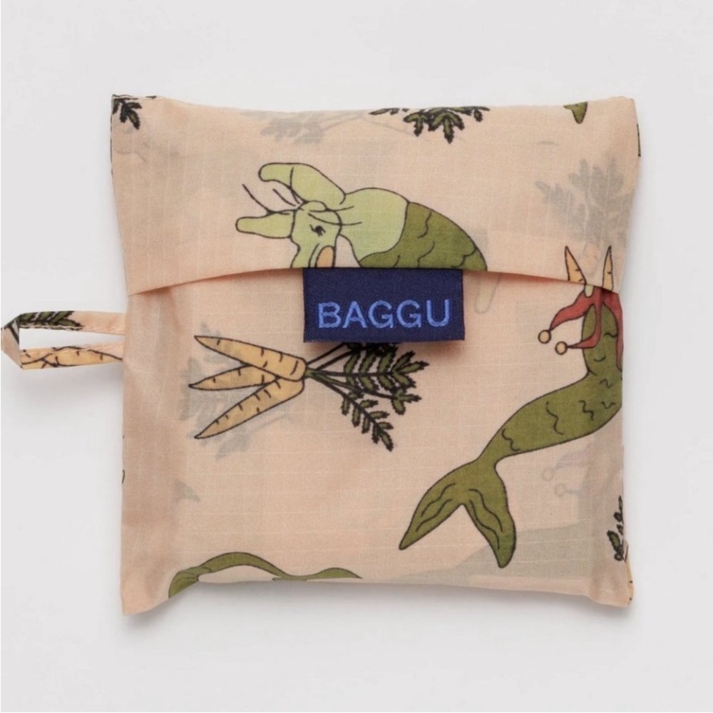 NWT BAGGU Standard Reusable Bag Merbunny